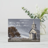 オークツリーカントリーチャーチ結婚式招待状 招待状 (スタンド正面)