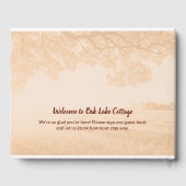 オークツリーゲストハウスレンタルホーム ゲストブック (裏面)