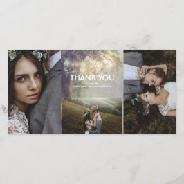 オークツリーストリングラ素朴イツ結婚の感謝 サンキューカード