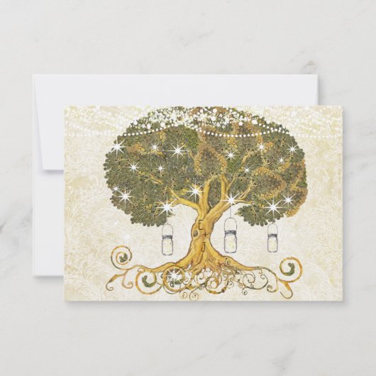 オークツリーダマ動揺してスクメタリックエレガンス 出欠カード (裏面)