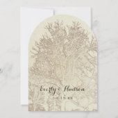 オークツリーフォレ結婚スト 招待状 (裏面)