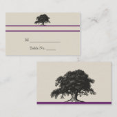 オークツリープランテーション結婚イン紫座席表 プレイスカード (正面/裏面)
