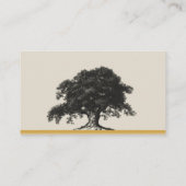 オークツリープランテーション結婚イン金ゴールド座席表 プレイスカード (裏面)