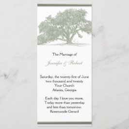 オークツリープランテーション結婚式 プログラム