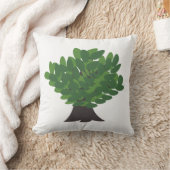 オークツリーボタニカル自然 クッション (ブランケット)