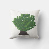 オークツリーボタニカル自然 クッション (裏面)