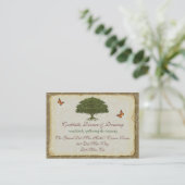 オークツリー披露宴エンクロージャカード エンクロージャーカード (スタンド正面)
