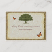 オークツリー披露宴エンクロージャカード エンクロージャーカード (裏面)