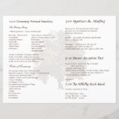 オークツリー結婚式 プログラム (裏面)