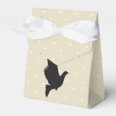 オークツリー花嫁と花婿お気に入りテントボックス フェイバーボックス (正面サイド)