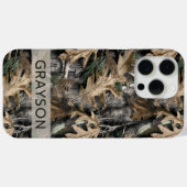 オークツリー カモフラージュ オリジナル Case-Mate iPhoneケース (裏面 (横))