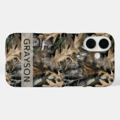 オークツリー カモフラージュ カスタマイズ Case-Mate iPhoneケース iPhone 16ケース (裏面 (横))
