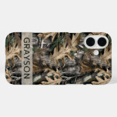 オークツリー カモフラージュ カスタマイズ Case-Mate iPhoneケース iPhone 16 Plusケース (裏面 (横))