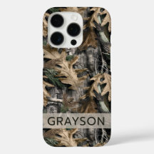 オークツリー カモフラージュ プリント Case-Mate iPhone カバー