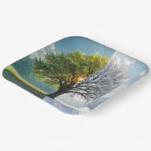 オークツリー（デュアルシーズン） ペーパープレート (傾斜あり)