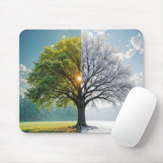 オークツリー(デュアルシーズン) マウスパッド (マウス)