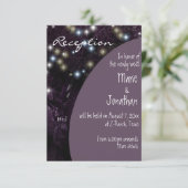 オークツリー·ナイト·ライト·ウェディング·レセプション エンクロージャーカード (スタンド正面)