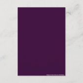 オークツリー·ナイト·ライト·ウェディング·レセプション エンクロージャーカード (裏面)