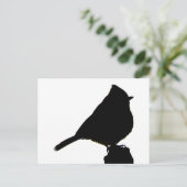 オークティトマウス黒と白のはがき ポストカード (スタンド正面)