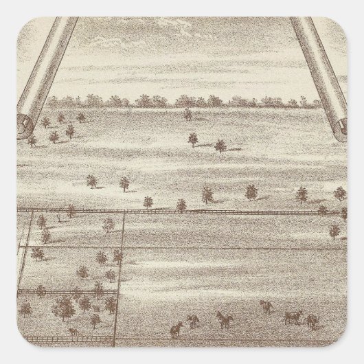 オークデールランチ スクエアシール (正面)