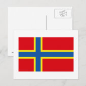 オークニーの旗 ポストカード (正面/裏面)