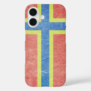 オークニー国グランジ旗 iPhone 16ケース