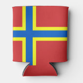 オークニー国旗クーラーボックス 缶クーラー (正面)