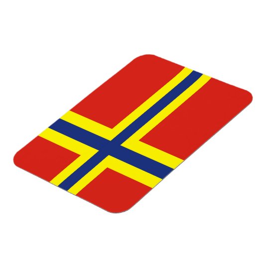 オークニー国旗素晴らしイギリス統一された王国 マグネット (左側)