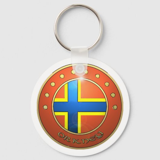オークニー国旗 キーホルダー (正面)
