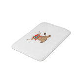 オークニー島の旗のギフトスコットランドの高地の牛のカット バスマット (アングル)