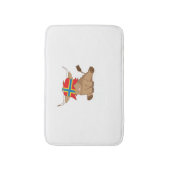 オークニー島の旗のギフトスコットランドの高地の牛のカット バスマット (正面縦)