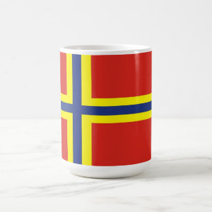 オークニー諸島の国旗イギリスイギリス コーヒーマグカップ