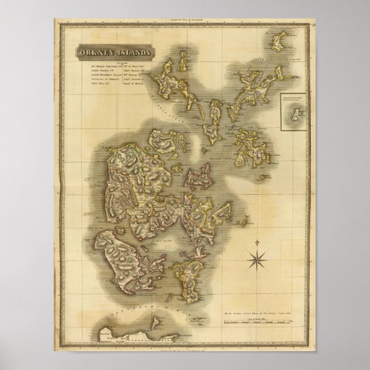 オークニー諸島 ポスター (正面)