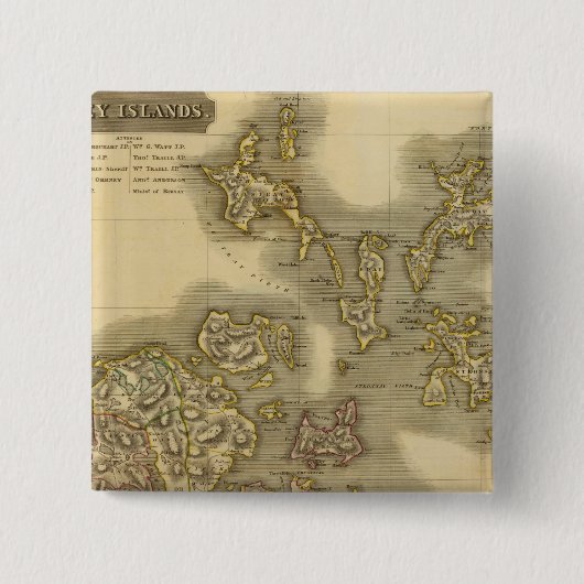 オークニー諸島 缶バッジ (正面)