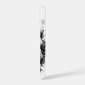 オークニー ダークアート インクイラスト – つかみ合う手 iPhone 15ケース (左側面)