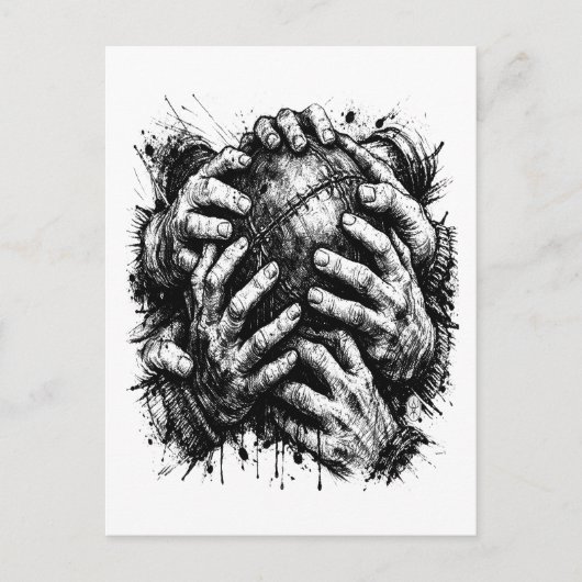 オークニー・バ・グレイシング・ハンズ ポストカード (正面)