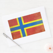 オークニー 長方形シール (封筒)