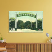 オークパークビューへの入口 キャンバスプリント (インサイチュ (リビング))