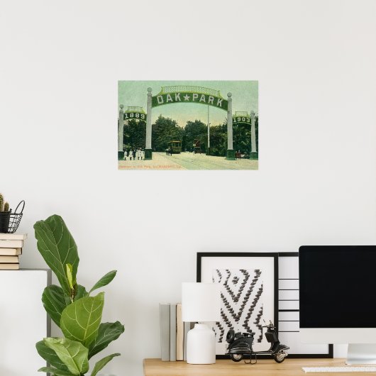 オークパークビューへの入口 ポスター (ホームオフィス)