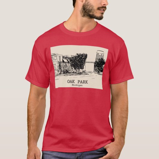 オークパーク ミシガン Tシャツ (正面)