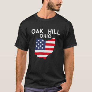 オークヒルオハイオUSA州アメリカトラベルオヒオアン Tシャツ