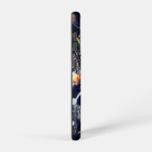 オークフェアリーつや消し葉ズアンドモノグラム SAMSUNG GALAXYケース (右側面)