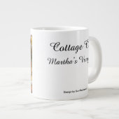 オークブラフスの秋の葉 – Martha's Vineyard ジャンボコーヒーマグカップ (正面右)