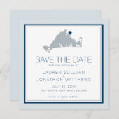 オークブラフスマーサのブドウ畑の地図データを保存 セーブザデート (正面/裏面)