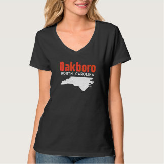 オークボロ ノースカロライナ州 アメリカ合衆国 旅行 Tシャツ