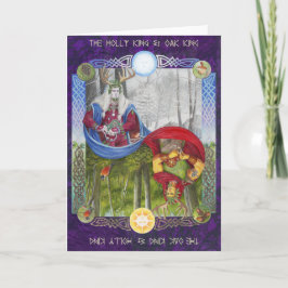 オークポートレートとホリーキングのダブル カード