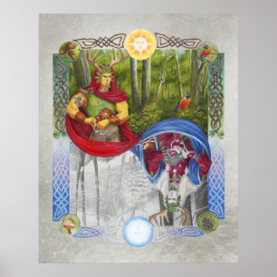 オークポートレートとホリーキングのダブル ポスター