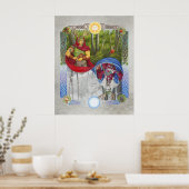 オークポートレートとホリーキングのダブル ポスター (キッチン)