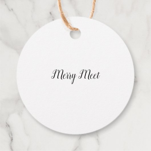 オークメリーキング異教のに会う フェイバータグ (裏面)