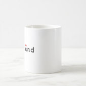 オークランドが好き コーヒーマグカップ (中央)